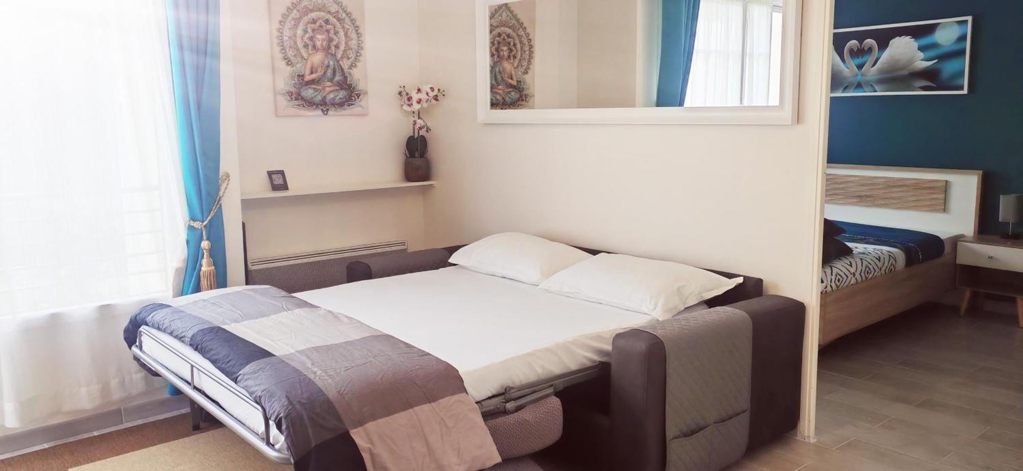 Appartement Magnolia 40M2, Parking Et Wifi Gratuit Montevrain Luaran gambar